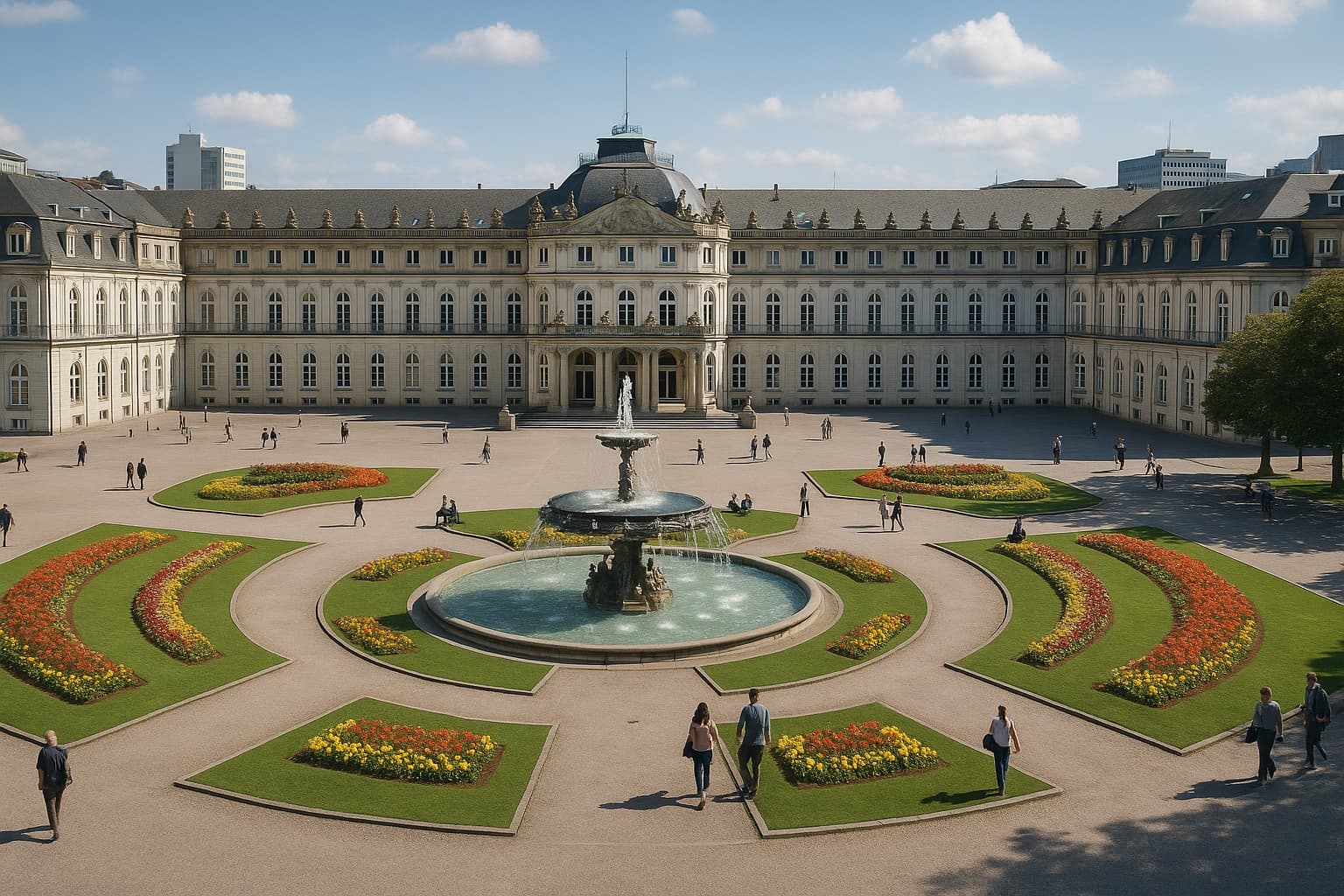 Stuttgart Schlossplatz – Wirtschaftsstandort und B2B-Zentrum